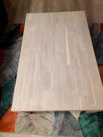 Massief Eiken Salontafel, Ophalen, 100 tot 150 cm, Eikenhout, 50 tot 100 cm