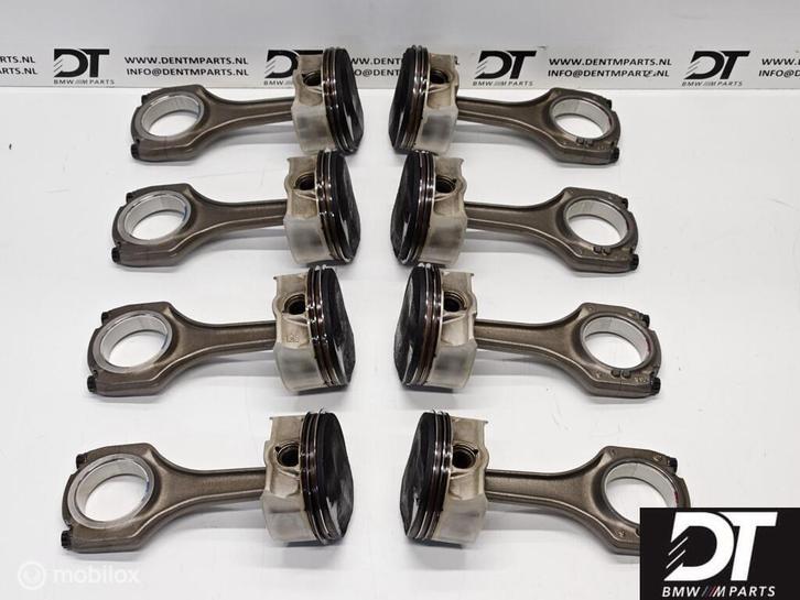 Zuigers + drijfstangen BMW M3 E92 S65 V8 S65B40 11257840922, Auto-onderdelen, Motor en Toebehoren, BMW, Gebruikt, Ophalen of Verzenden