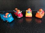 Fisher Price vintage autootjes met 5 werklui poppetjes., Ophalen of Verzenden, Zo goed als nieuw, Speelset