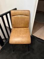 Leren stoelen, Huis en Inrichting, Gebruikt, Bruin, Leer, Ophalen of Verzenden