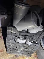 Partij pvc materiaal div maten en passtukken, Doe-het-zelf en Verbouw, Buizen en Afvoer, Ophalen, Bochten, Pvc, Zo goed als nieuw