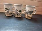 3 Churchill mokken, Huis en Inrichting, Keuken | Servies, Ophalen of Verzenden, Zo goed als nieuw, Overige stijlen, Kop(pen) en/of Schotel(s)