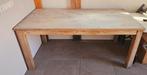 Zware Teak tafel, Huis en Inrichting, Tafels | Eettafels, Ophalen, Gebruikt, 50 tot 100 cm, Vijf personen of meer