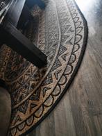 Mooi ovaal tapijt, Huis en Inrichting, Stoffering | Tapijten en Kleden, 200 cm of meer, 100 tot 150 cm, Zo goed als nieuw, Zwart