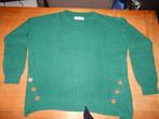 Alife & Kickin groene trui met knopen gebreid mt 3XL / 50, Verzenden, Alife & Kickin, Trui of Vest, Gedragen