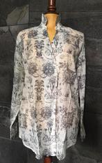 Prachtige Esprit blouses maat 38 wit/grijs brocante  NIEUW, Ophalen of Verzenden, Nieuw, Maat 38/40 (M), Grijs