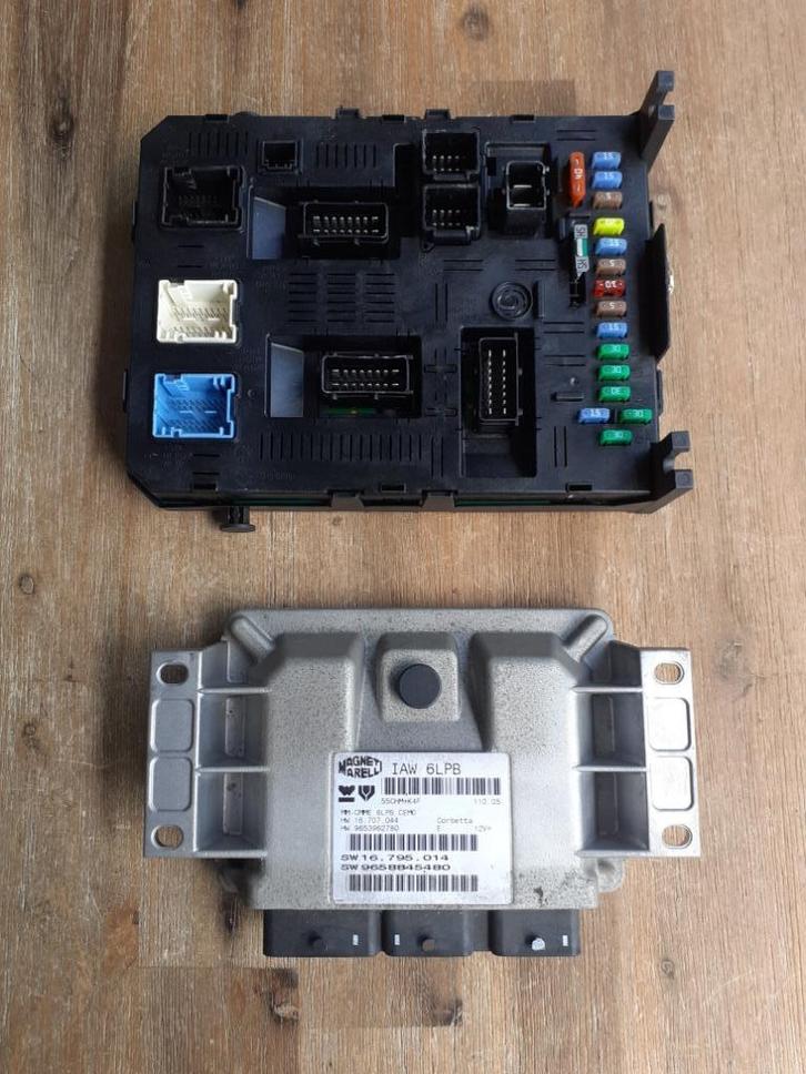Computer Motormanagement + Zekeringkast - Citroën C5 2.0-16V, Auto-onderdelen, Elektronica en Kabels, Citroën, Gebruikt, Verzenden