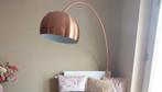 Zuiver Metal Bow Vloerlamp Koper, Huis en Inrichting, Lampen | Vloerlampen, Ophalen, Zo goed als nieuw, Metaal, 150 tot 200 cm