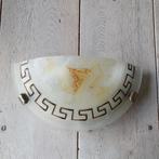 griekse lamp, Huis en Inrichting, Lampen | Hanglampen, Gebruikt, Ophalen of Verzenden, Glas, Griekse