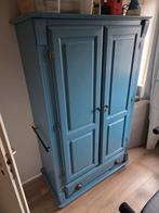 Blauwe kledingkast met deuren, Huis en Inrichting, Kasten | Kledingkasten, Ophalen