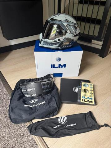 ILM motor helm, grey met pinlock. Maat 58-59cm beschikbaar voor biedingen