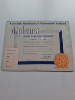 Diploma kaart KNGV. Blanco, Ophalen of Verzenden, Zo goed als nieuw, Overige typen