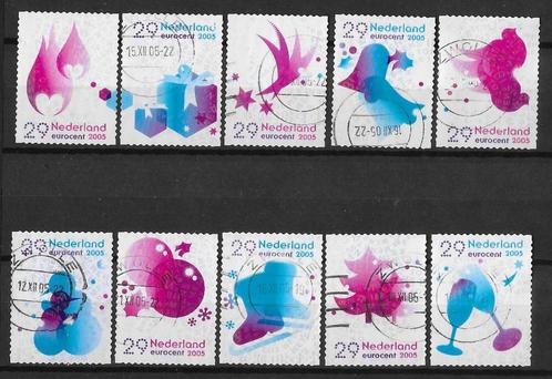 2005, Decemberzegels, serie [2371-80] (K1013), Postzegels en Munten, Postzegels | Nederland, Ophalen of Verzenden