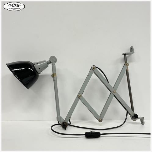 Midgard schaarlamp Model 1101 Curt Fischer Lamp Wandlamp, Huis en Inrichting, Lampen | Wandlampen, Gebruikt, Metaal, Ophalen of Verzenden