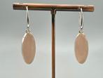 Zilveren oorbellen met edelsteen rozenkwarts. 2025/832., Hangers, ., Nieuw, Ophalen of Verzenden