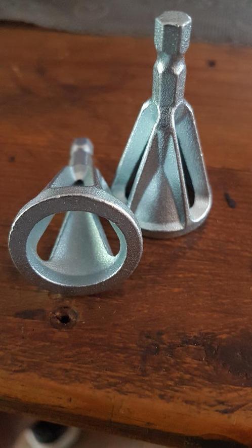 Nieuw 2x Ontbraambit / afschuiningsgereedschap, Doe-het-zelf en Verbouw, Gereedschap | Boormachines, Nieuw, Overige typen, Ophalen of Verzenden