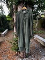GANNI doorknoop jurk bruin/groen €39 SALE- TIEN op Instagram, TIEN concepts, -, Ophalen of Verzenden, Zo goed als nieuw