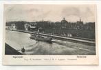 Purmerend - Vogelvlucht met stoomboot., Noord-Holland, Ongelopen, Voor 1920, Verzenden