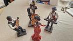 beeldjes jazz orkest 4 personen, Ophalen of Verzenden, Zo goed als nieuw, Mens