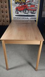 GrenenTafel bureau schoolbureau Schilte lengte 140, Ophalen, Gebruikt
