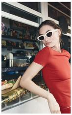Rood T-shirt slim fit maat L, Maat 42/44 (L), Nieuw, Ophalen of Verzenden, Rood