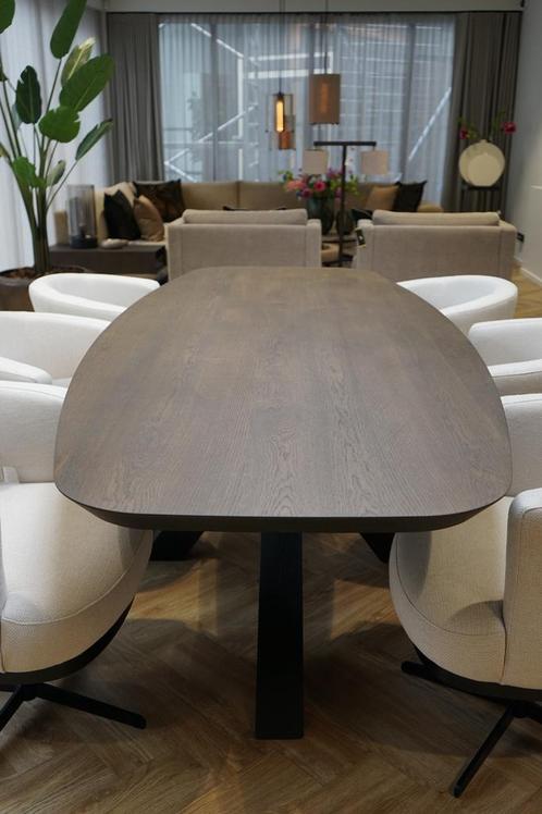Deens ovale eettafel, Huis en Inrichting, Tafels | Eettafels, Gebruikt, 200 cm of meer, Vijf personen of meer, Ovaal, Ophalen