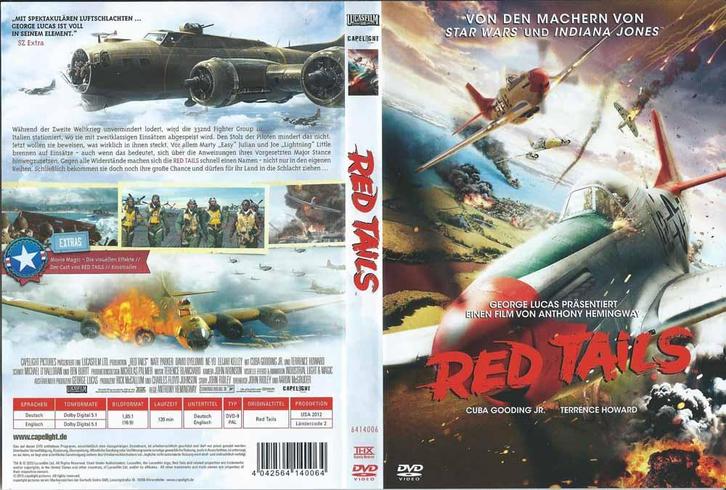 Red Tails 2012 DVD met Cuba Gooding jr., Terrence Howard, Cd's en Dvd's, Dvd's | Klassiekers, Zo goed als nieuw, Actie en Avontuur