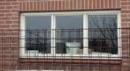 Hardhouten raam dubbel glas 175 x 80, Ophalen, Gevelraam of Ruit, 80 tot 120 cm, Zo goed als nieuw
