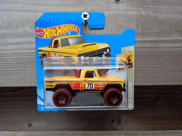Dodge Power Wagon '70 Hotwheels, Hobby en Vrije tijd, Modelauto's | Overige schalen, Nieuw, Auto, Ophalen