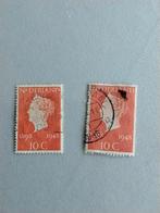 2 postzegels van Koningin wilhelmina, Postzegels en Munten, Ophalen of Verzenden