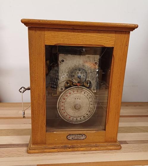 Vintage schakelklok, Antiek en Kunst, Antiek | Klokken, Ophalen of Verzenden