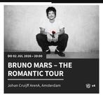 Bruno Mars concert tickets te koop (2), Tickets en Kaartjes, Concerten | Pop, Twee personen, Juli
