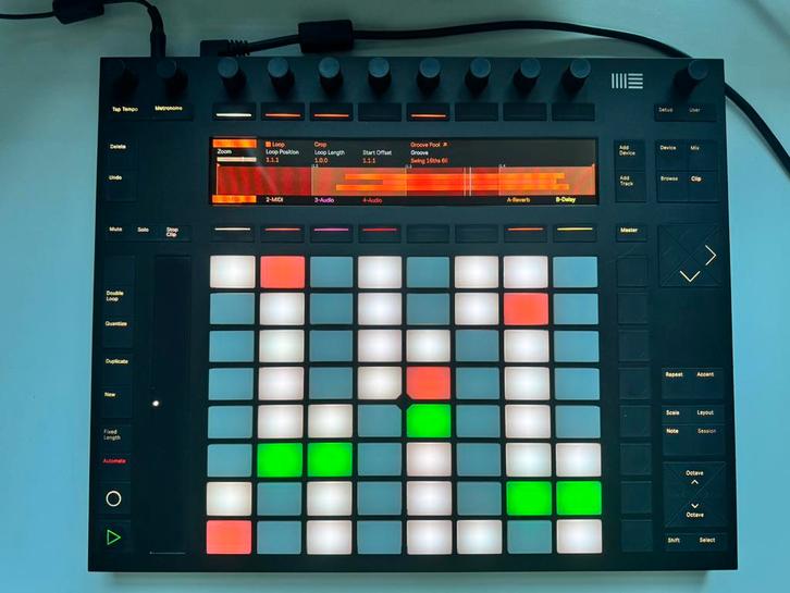 Ableton Push 2 + case, Muziek en Instrumenten, Midi-apparatuur, Gebruikt, Ophalen of Verzenden