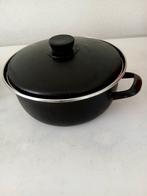 Braadpan zwart emaille, Huis en Inrichting, Keuken | Potten en Pannen, Ophalen of Verzenden, Zo goed als nieuw, Gietijzer, Koekenpan of Braadpan