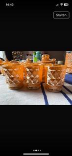 6 mokken Fire King Anchor Hocking, Ophalen of Verzenden, Glas, Overige stijlen