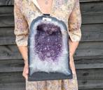 Intens Paarse Amethist Geode 14,08kg, Verzamelen, Mineralen en Fossielen, Ophalen of Verzenden, Mineraal