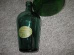 Groene glazen fles, Portugese rosé fles, Huis en Inrichting, Woonaccessoires | Vazen, Overige kleuren, Ophalen of Verzenden, Minder dan 50 cm
