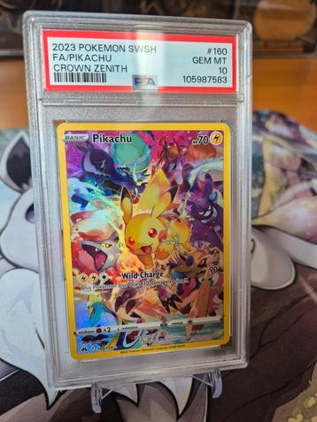 Pokemon Pikachu PSA 10 beschikbaar voor biedingen