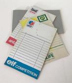 Frans vintage rekeningblok pompstation ELF, BP, Antar, Ophalen of Verzenden, Zo goed als nieuw