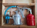 Compressor verfspuitset, Ophalen, Zo goed als nieuw