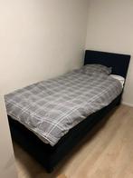 Boxspring eenpersoonsbed 101cm x 210cm, Ophalen, Zo goed als nieuw, Tweepersoons, 200 cm