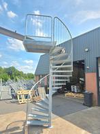 Stalen wenteltrap gegalv. Hoog 3,4 mtr. Nob103, Doe-het-zelf en Verbouw, Ophalen, Zo goed als nieuw, 2 tot 4 meter
