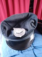 Politie Pet Amerikaanse politiepet blauw zwart harde klep, Kleding | Heren, Hoeden en Petten, Ophalen of Verzenden