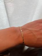 Gouden Armband 14 Karaat - Valkoog schakel, Ophalen of Verzenden, Zo goed als nieuw, Goud, Goud