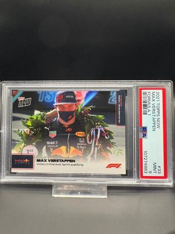 2021 Topps Now F1 Max Verstappen # 033 PSA 9 beschikbaar voor biedingen