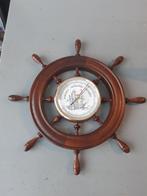 Vintage Scheepsbarometer in Stuurrad, Audio, Tv en Foto, Weerstations en Barometers, Gebruikt, Ophalen of Verzenden, Onbekend