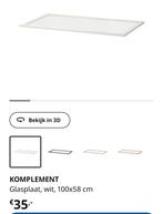 IKEA Pax Glasplaat - 100x58 cm, Huis en Inrichting, Kasten | Overige, Ophalen of Verzenden, Zo goed als nieuw