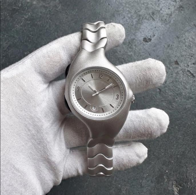 Y2K Mobius X5000 Silver Quartz Watch, Overige merken, Staal, Staal, Verzenden