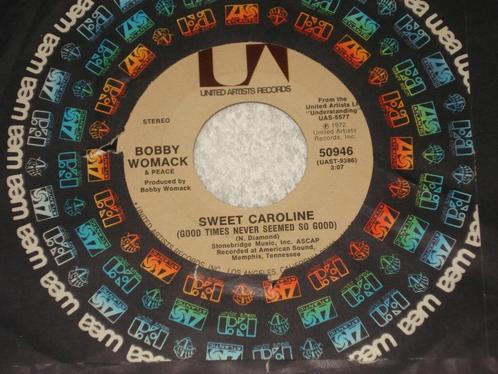 Bobby Womack    Sweet Caroline       Orgineel, Cd's en Dvd's, Vinyl Singles, Zo goed als nieuw, Single, R&B en Soul, Ophalen of Verzenden