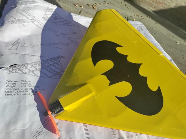 rc europe delta, Hobby en Vrije tijd, Modelbouw | Radiografisch | Vliegtuigen, Gebruikt, Elektro, Ophalen